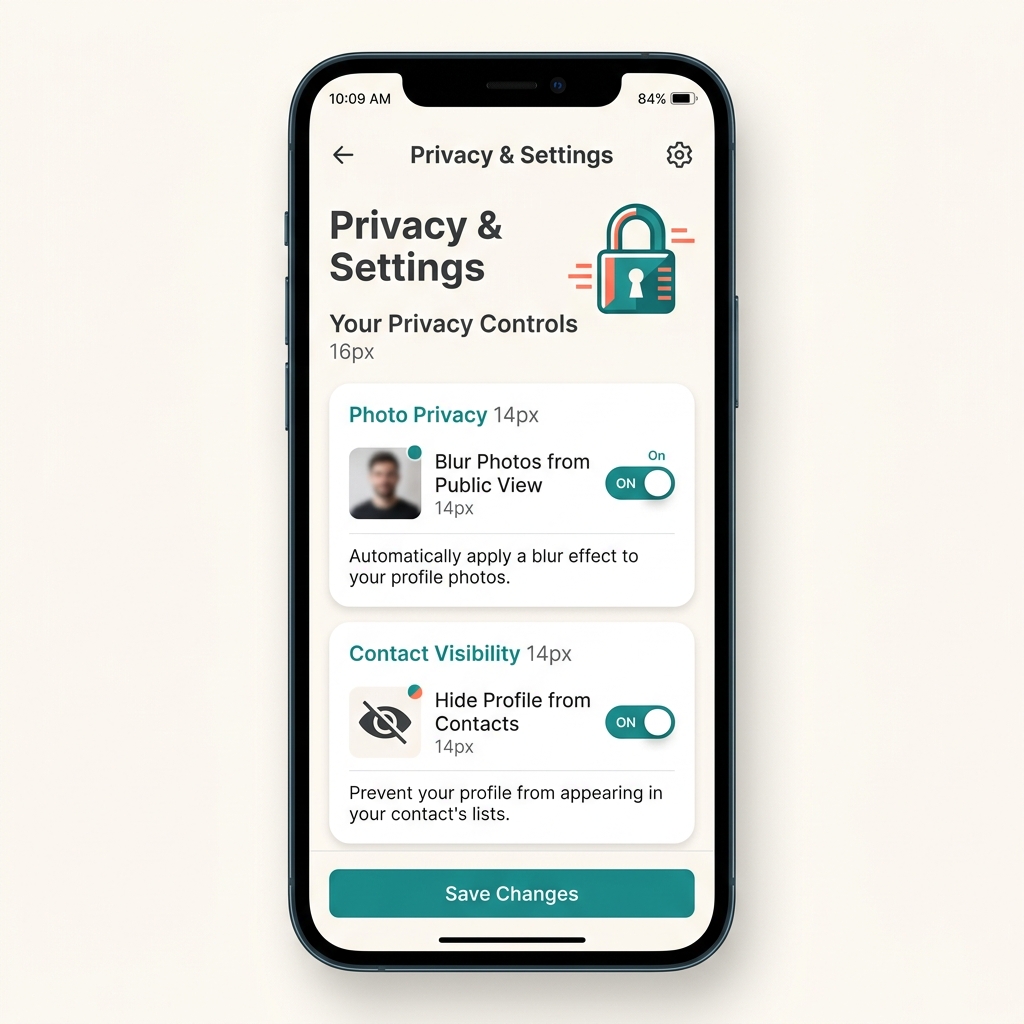 Your Privacy, Fully in Your Control Mockup