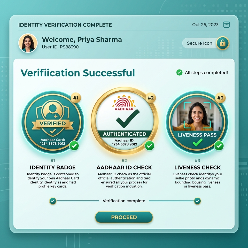 Verified Trust at Every Step Mockup